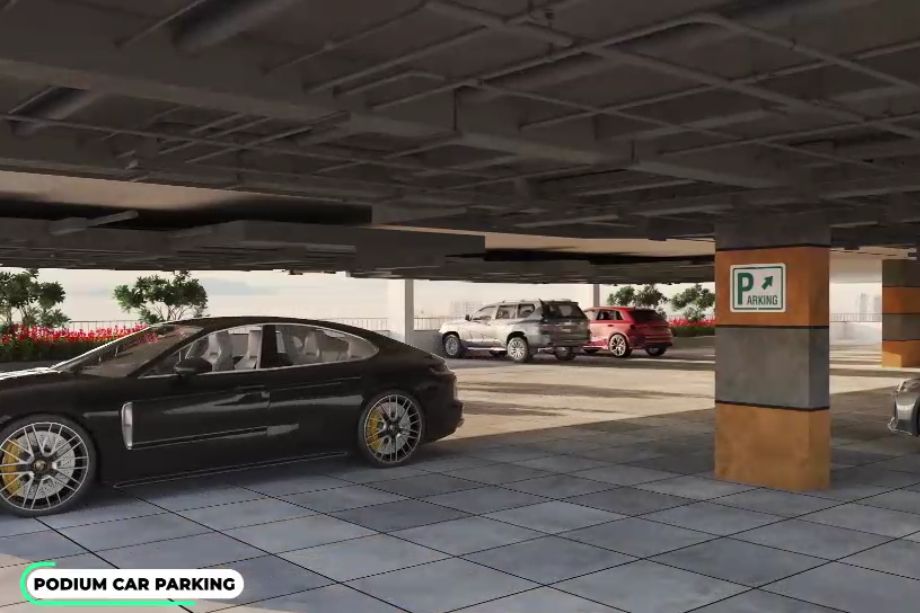Baya-Sunrise-Sky-Crest-Podium-Car-Parking